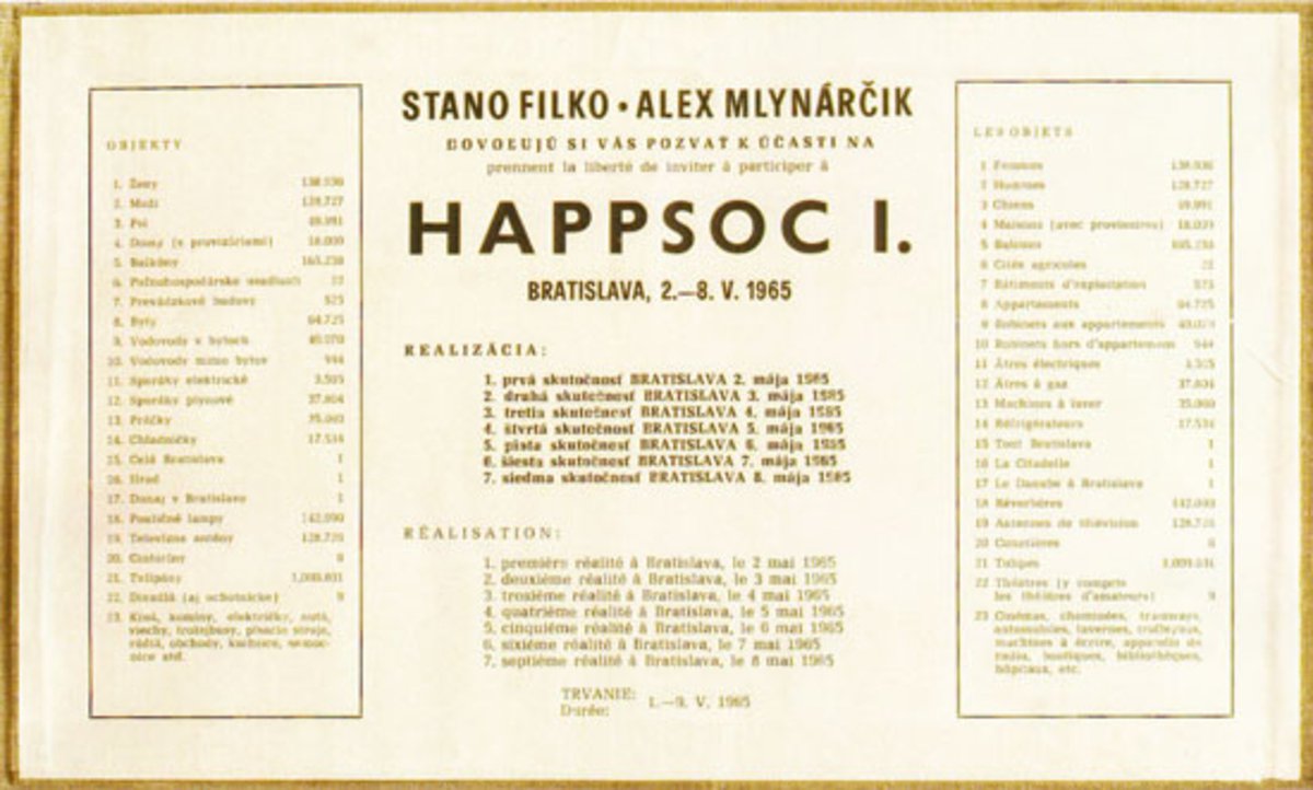 Stano FilkoHappsoc I, 1965