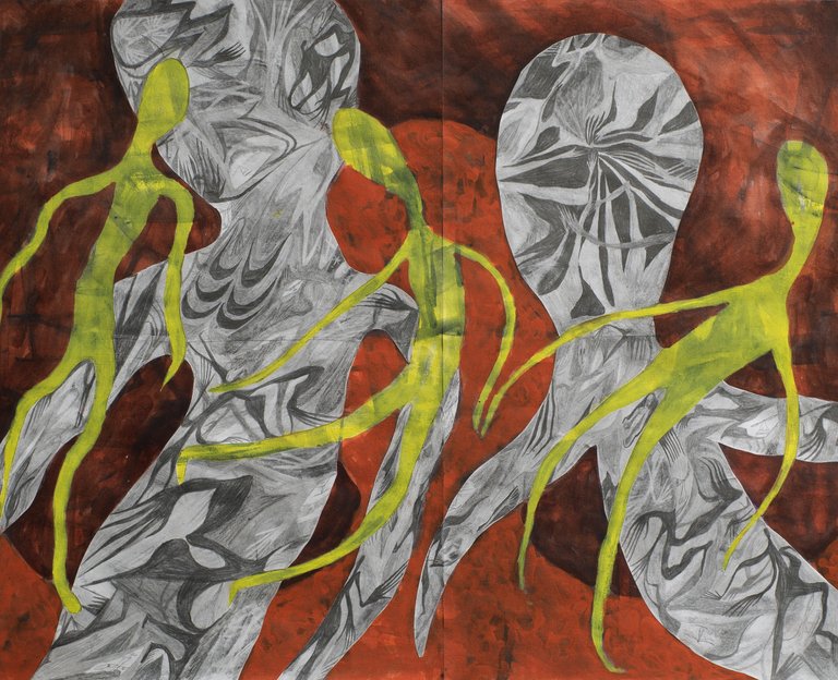Matthias NogglerDislocation, 2019Watercolour and pencil on paper42 x 51.5 cm