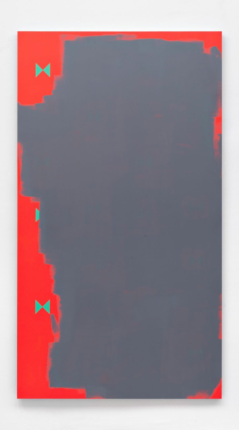 Nick OberthalerUntitled, 2015Acrylic on aluminium180 x 100 cm