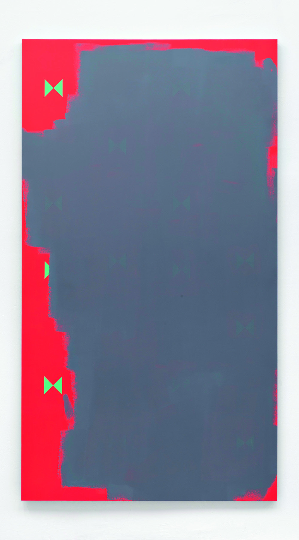 Nick OberthalerUntitled, 2015Acrylic on aluminium180 x 100 cm