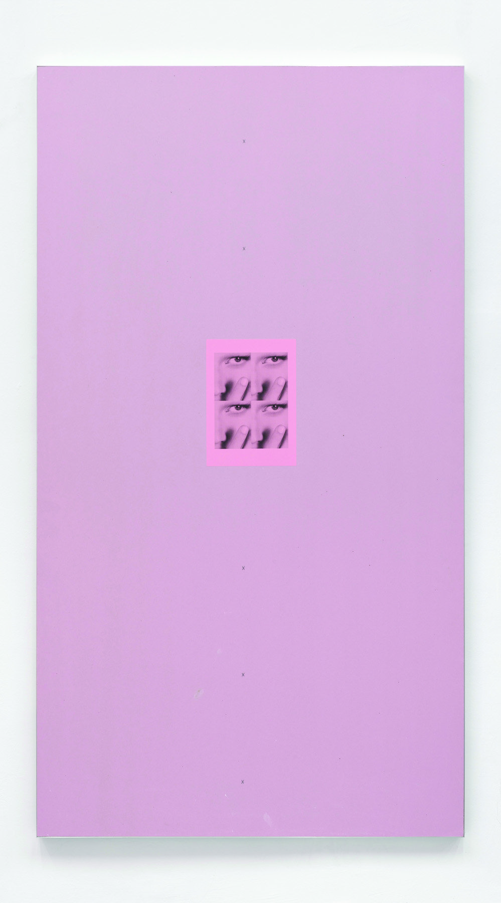 Nick OberthalerUntitled (Negative Outlook I), 2015Xerox on gypsum board180 x 100 cm