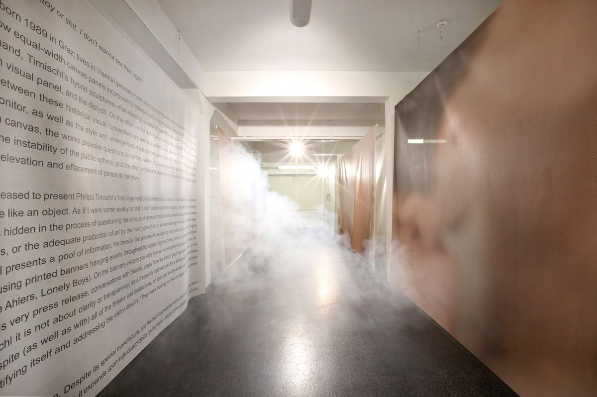 Philipp Timischl&quot;They were treating me like an object. As if I were some sextoy or shit. I don&#x27;t wanna see them again.&quot;, 2014/15Installation viewKM-Künstlerhaus, Halle für Kunst und Medien, Graz