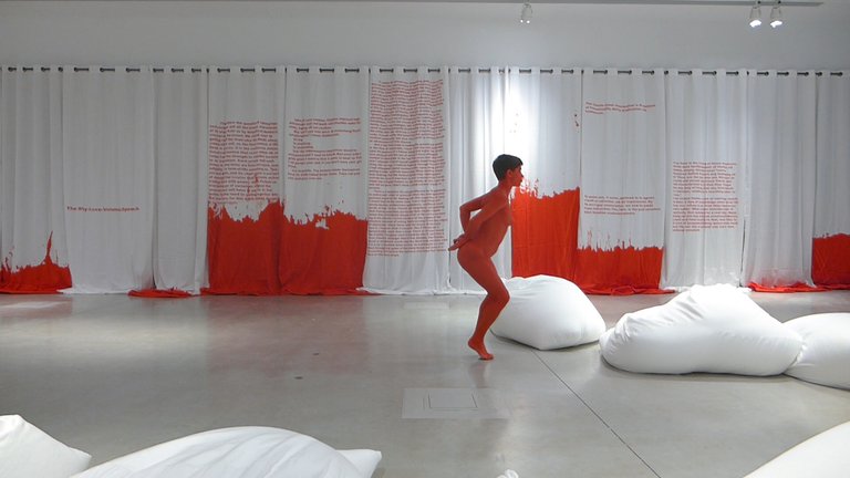 Lili Reynaud-DewarMy Epidemic (Teaching Bjarne Melgaard's Class), 2015Videostill