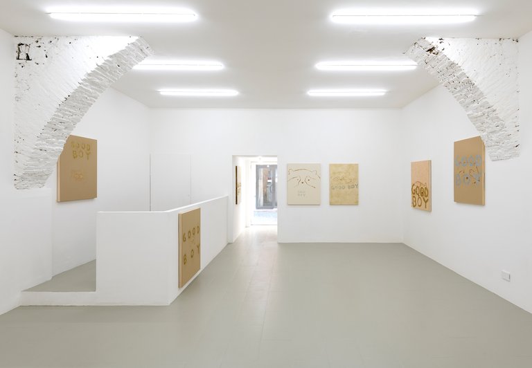 Philipp TimischlToo blessed to be stressed, too broke to be bothered., 2019Installation viewLayr, Rome